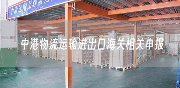 中港物流运输进出口海关相关申报(图1)
