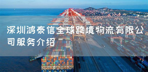 深圳鸿泰信全球跨境物流有限公司服务介绍(图1)