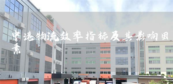 中港物流效率指标及其影响因素(图1)