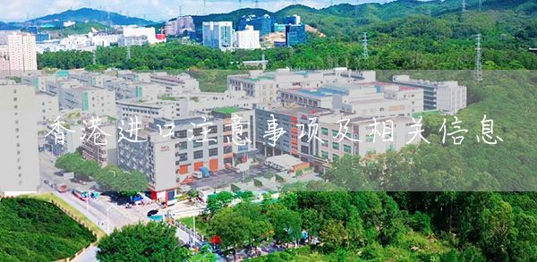 香港进口注意事项及相关信息(图1)